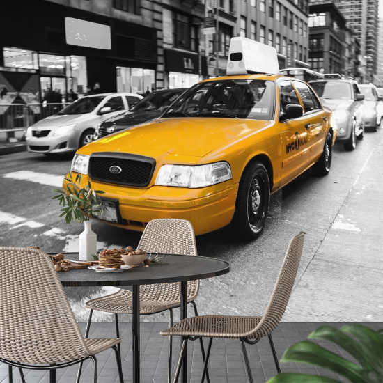 Carta da parati panoramica - Taxi di New York