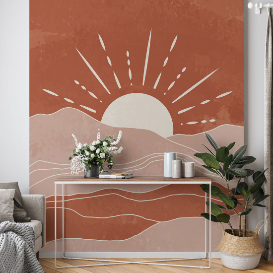 Carta da parati panoramica - Tramonto Boho