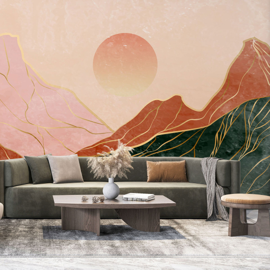Carta da parati panoramica - Tramonto Boho