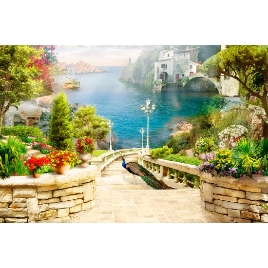 Carta da parati panoramica - Villaggio balneare