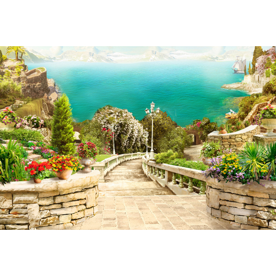 Carta da parati panoramica - Villaggio balneare