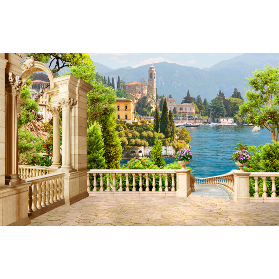 Carta da parati panoramica - Villaggio balneare