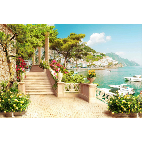 Carta da parati panoramica - Villaggio balneare