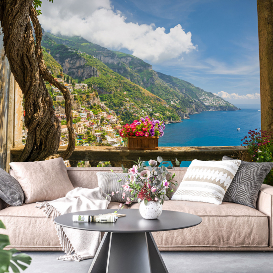 Carta da parati panoramica - Vista su Positano Italia