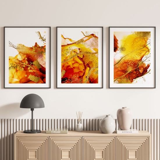 Confezione di 3 poster trittici - astratto