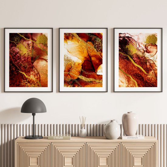 Confezione di 3 poster trittici - Astratto
