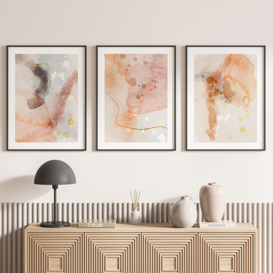 Confezione di 3 poster trittici - Astratto