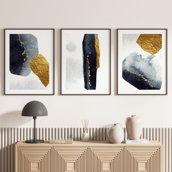 Confezione di 3 poster trittici - Astratto