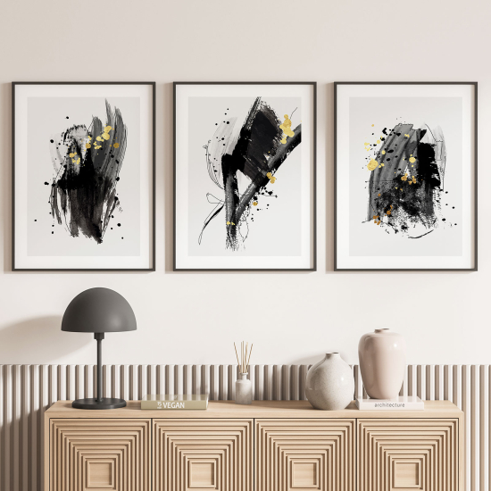 Confezione di 3 poster trittici - Astratto