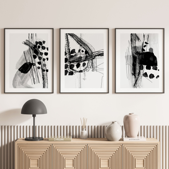 Confezione di 3 poster trittici - Astratto