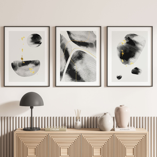 Confezione di 3 poster trittici - Astratto