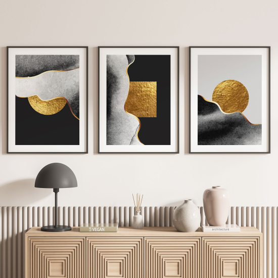 Confezione di 3 poster trittici - Astratto