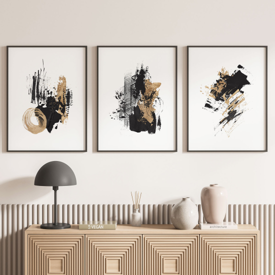 Confezione di 3 poster trittici - Astratto