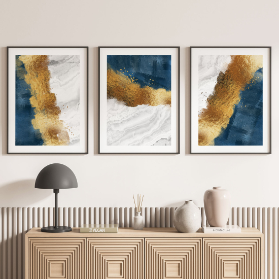Confezione di 3 poster trittici - Astratto