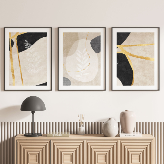 Confezione di 3 poster trittici - Astratto