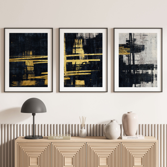 Confezione di 3 poster trittici - Astratto