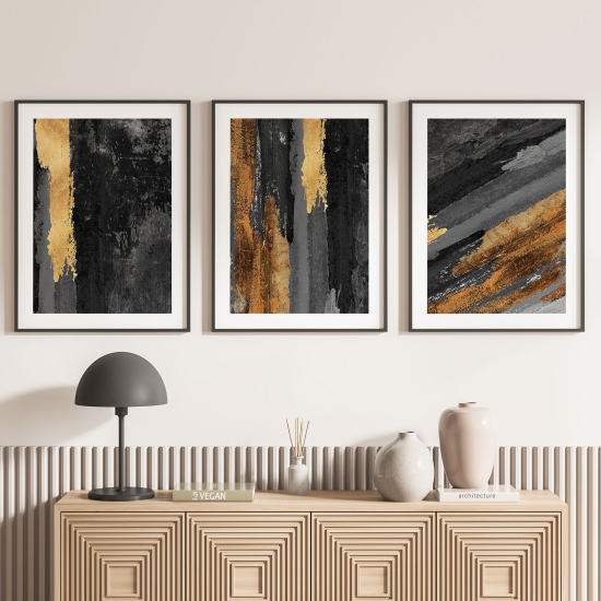 Confezione di 3 poster trittici - Astratto