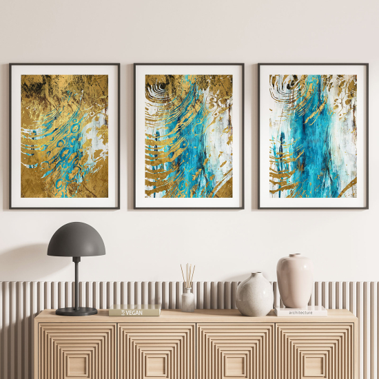 Confezione di 3 poster trittici - Astratto