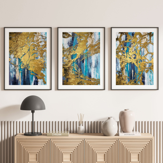 Confezione di 3 poster trittici - Astratto