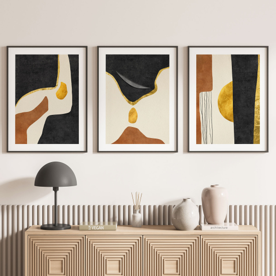 Confezione di 3 poster trittici - Astratto