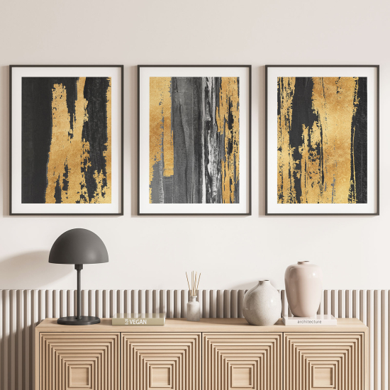 Confezione di 3 poster trittici - Astratto