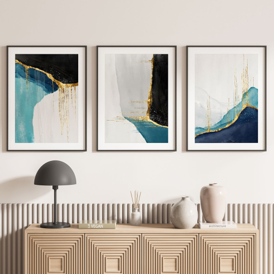 Confezione di 3 poster trittici - Astratto