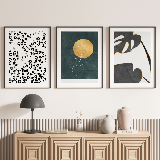 Confezione di 3 poster trittici - Boho