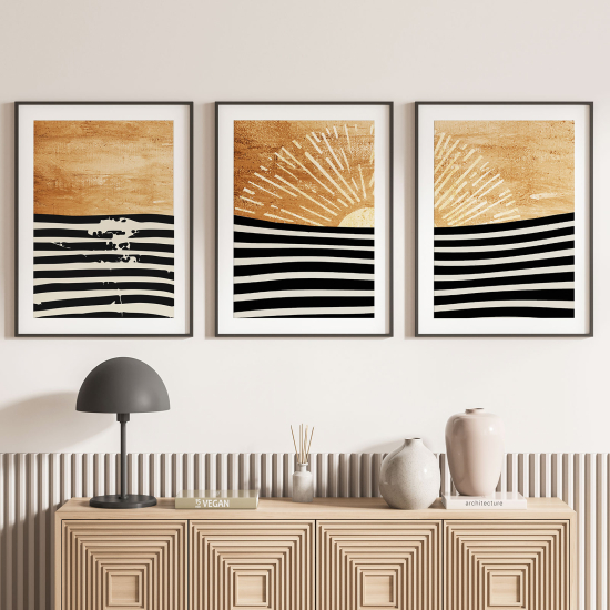 Confezione di 3 poster trittici - Boho