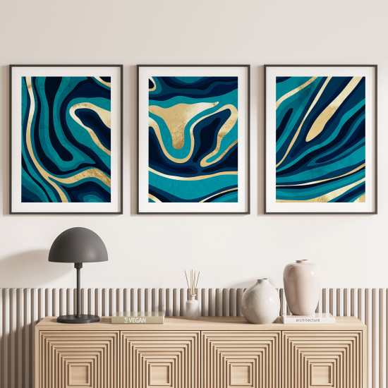 Confezione di 3 poster trittici - Design