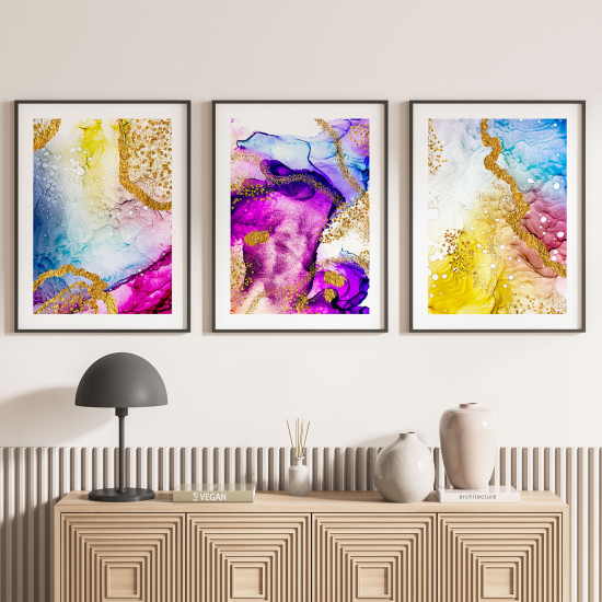Confezione di 3 poster trittici - Design