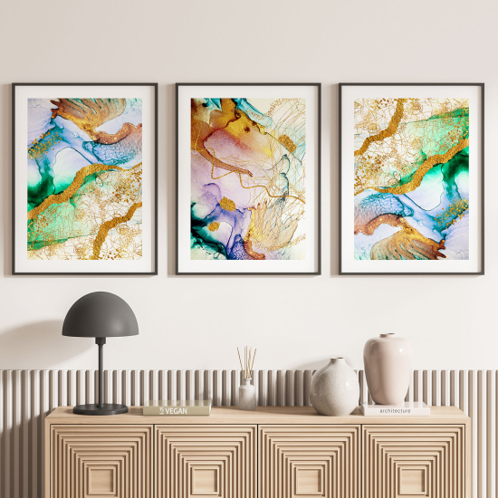 Confezione di 3 poster trittici - Design