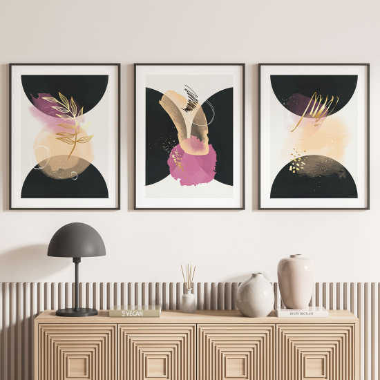 Confezione di 3 poster trittici - Design
