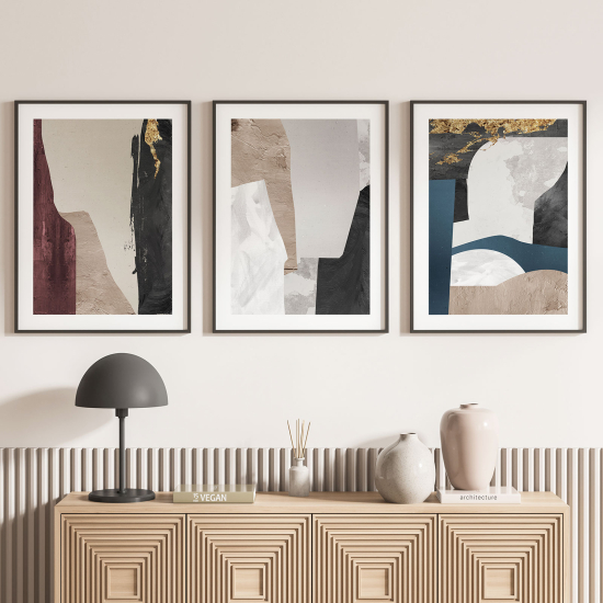 Confezione di 3 poster trittici - Design