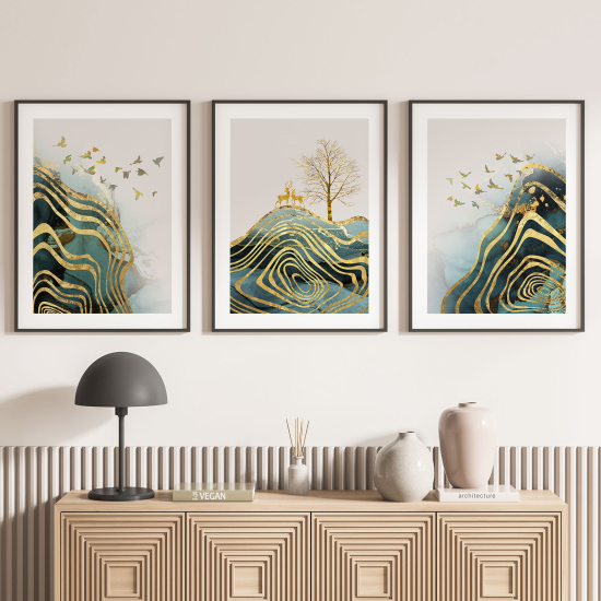 Confezione di 3 poster trittici - Design