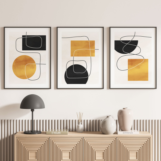 Confezione di 3 poster trittici - Design