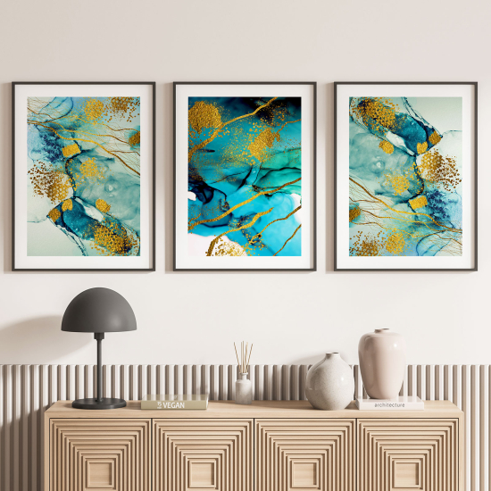 Confezione di 3 poster trittici - Design moderno
