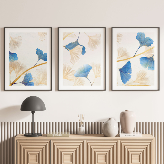 Confezione di 3 poster trittici - Fiori