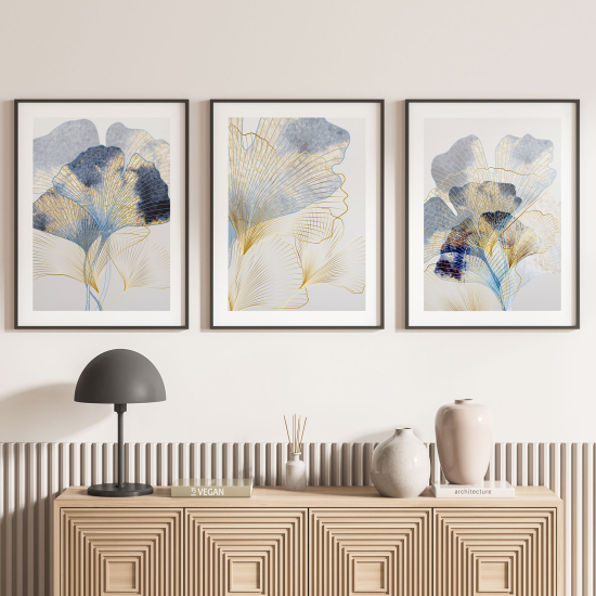 Confezione di 3 poster trittici - Fiori
