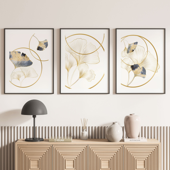 Confezione di 3 poster trittici - Fiori