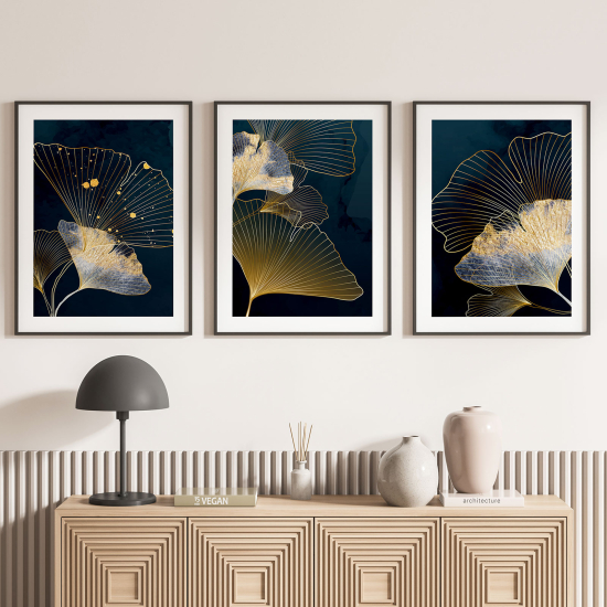 Confezione di 3 poster trittici - Fiori