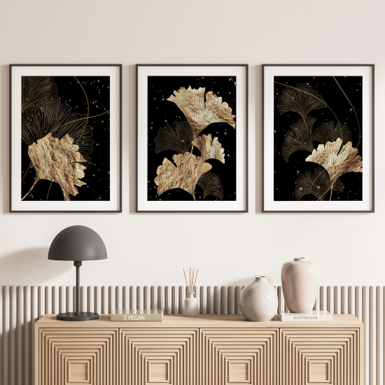 Confezione di 3 poster trittici - Fiori