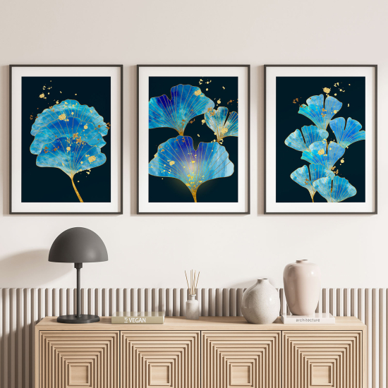 Confezione di 3 poster trittici - Fiori