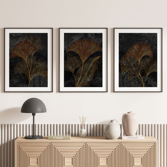 Confezione di 3 poster trittici - Fiori
