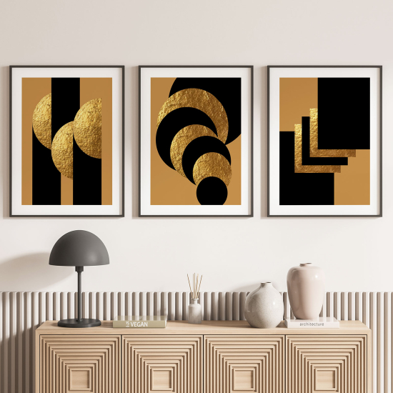 Confezione di 3 poster trittici - Forme Geometriche