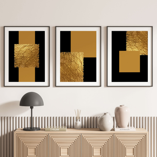 Confezione di 3 poster trittici - Forme geometriche