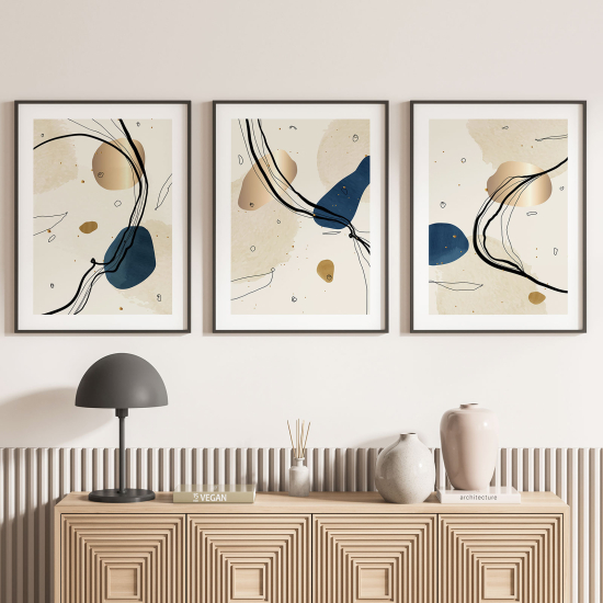 Confezione di 3 poster trittici - Moderno