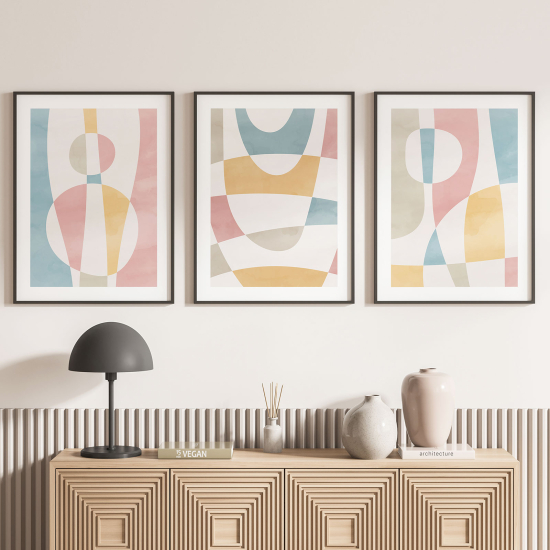 Confezione di 3 poster trittici - Moderno