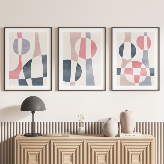 Confezione di 3 poster trittici - Moderno