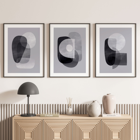 Confezione di 3 poster trittici - Moderno