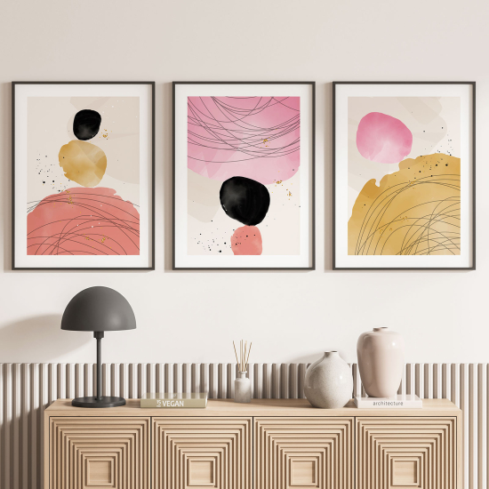 Confezione di 3 poster trittici - Moderno